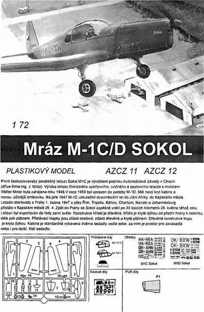 [AZ Model] Mràz M-1D Sokol 961258Sokol___Historique