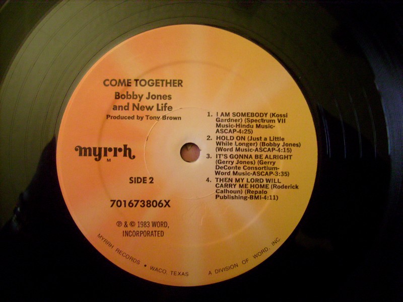 LP-BOBBY JONES-COME TOGETHER-1983-MYRRH REC 979305bobi3