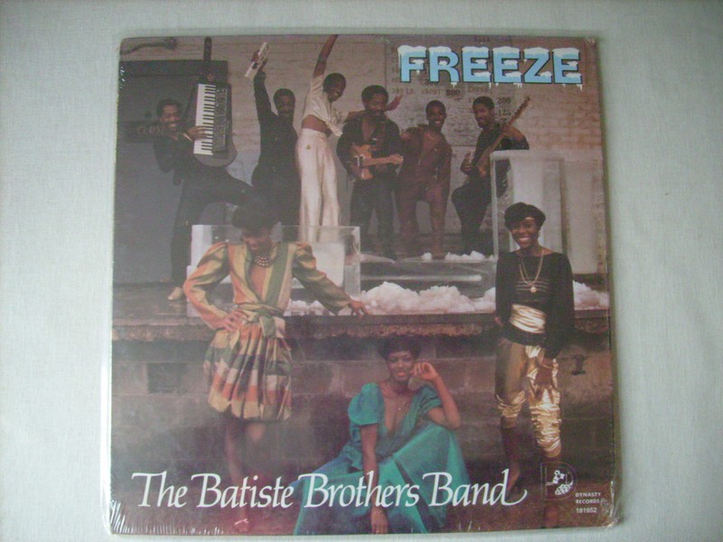 LP-THE BATISTE BROTHERS BAND-FREEZE-1982-DYNASTY RECORDS 139940b1