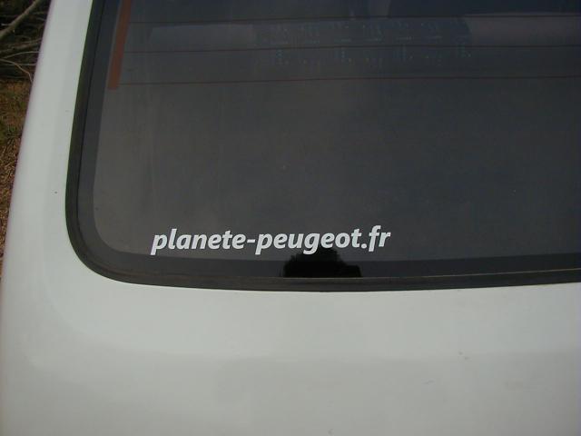 Autocollant "Planete-peugeot.fr" 168486P1010121