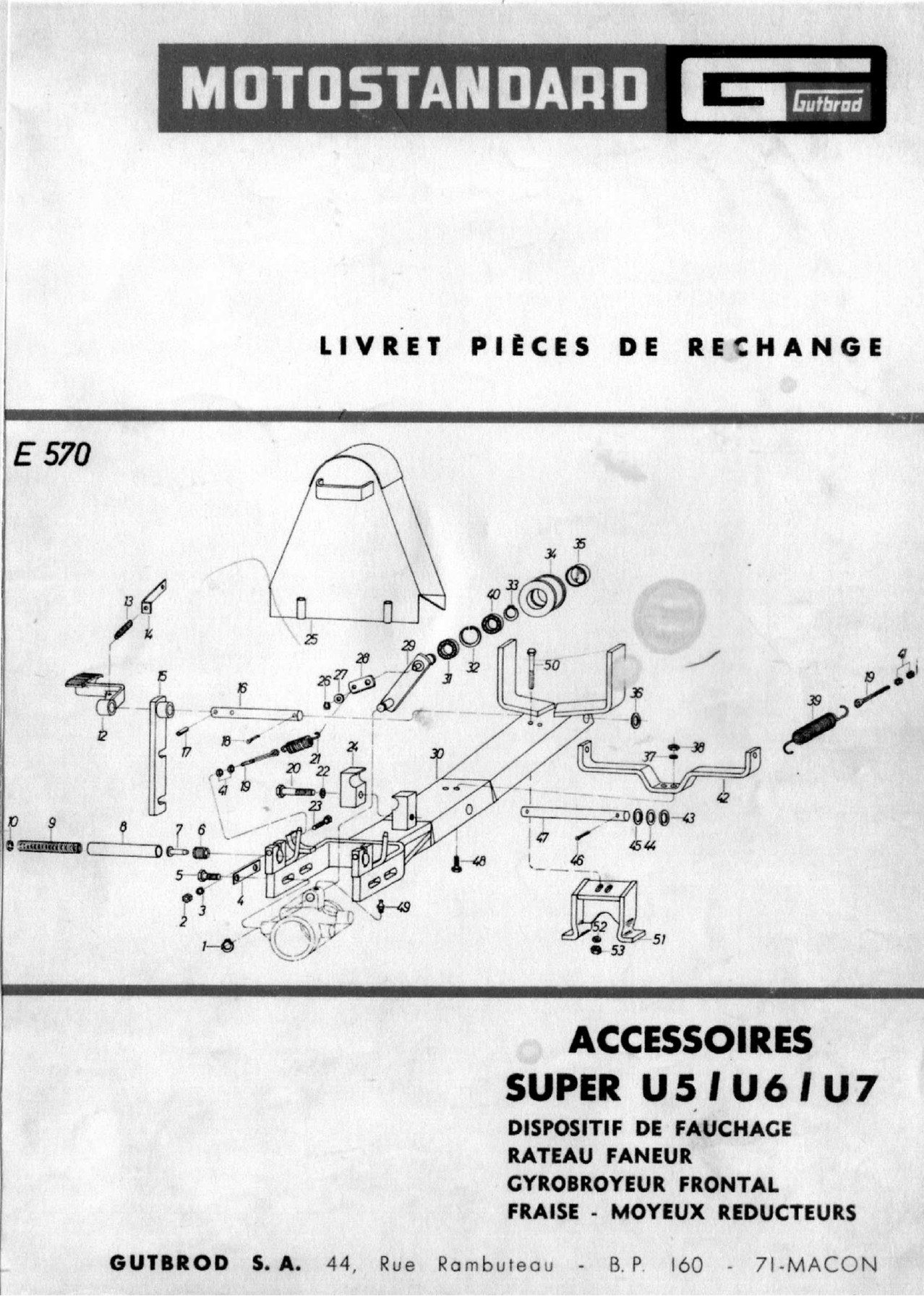 [b]Accessoires SUPER U5 - U6 - U7[/b] 205863PAGE_001