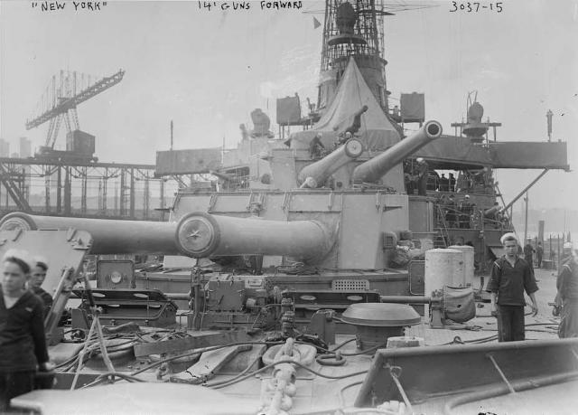 USN CUIRASSES CLASSE NEW YORK 232083WNUS_14_45_mk1_New_York_bow_pic