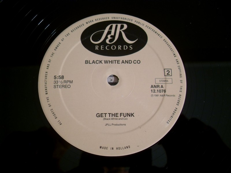 12'-BLACK WHITE & CO-ACTION FOR LOVE/GET THE FUNK-81-A&R REC 287990b2