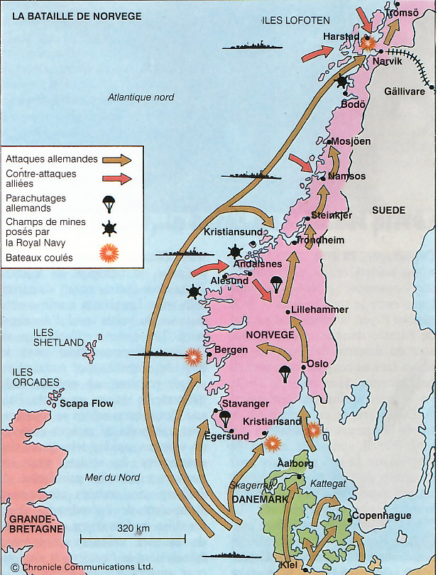 ALLEMAGNE CROISEURS DE BATAILLE CLASSE SCHARNHORST  - Page 1 311144Norvege_1940