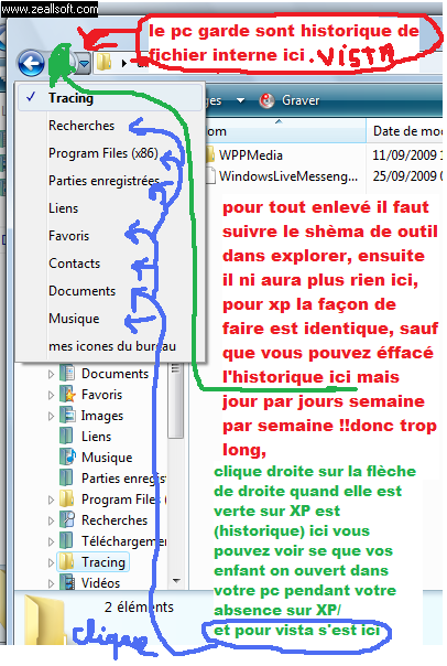 effacé  l'historique 3728564