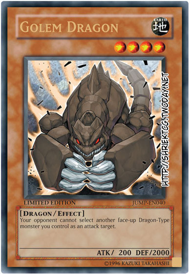 News diverses [Cartes IRL du TCG YGOh!] - Page 14 388023GolemDragonJUMP_EN_UR_1E