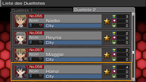 Listes des Duellistes dans Tag Force 4 408337snap018