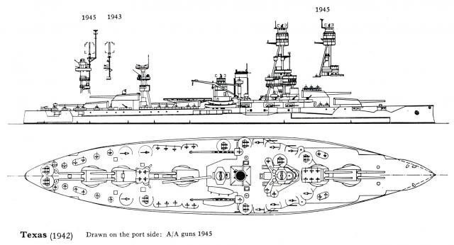 USN CUIRASSES CLASSE NEW YORK 459155Class_Texas_5