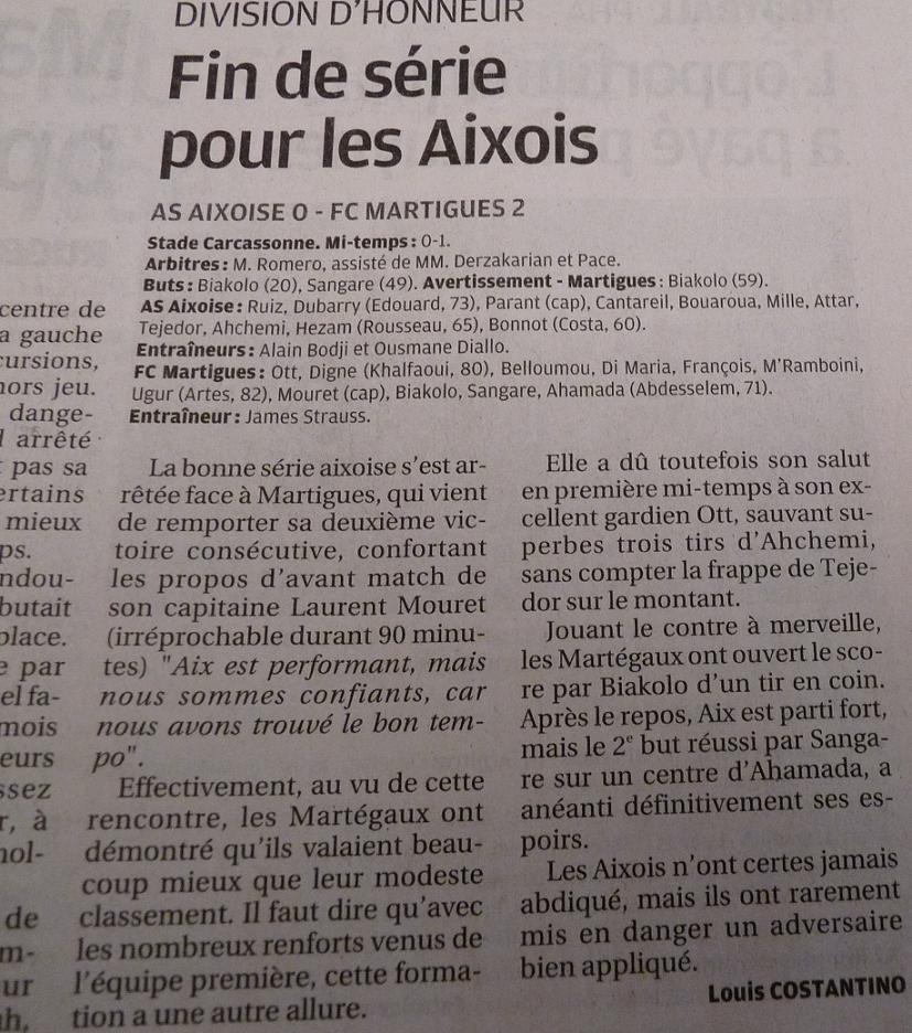  Pays d'Aix FC  AIX-EN-PROVENCE // PH  509543P1030597
