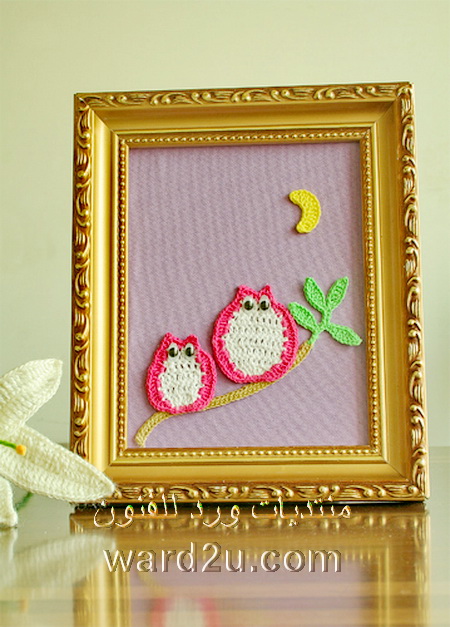 تابلوهات من الكروشية 5590617_crochet_frame_www.ward2u.com