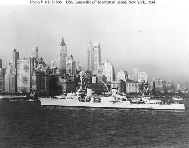 USN CROISEURS LOURDS CLASSE NORTHAMPTON - Page 1 599602USS_Louisville