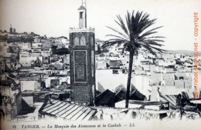 مغرب الامس من خلال صور "ابيض واسود" - صفحة 2 601259normal_tanger_la_mosquee_des_aissaouas_et_la_casbah