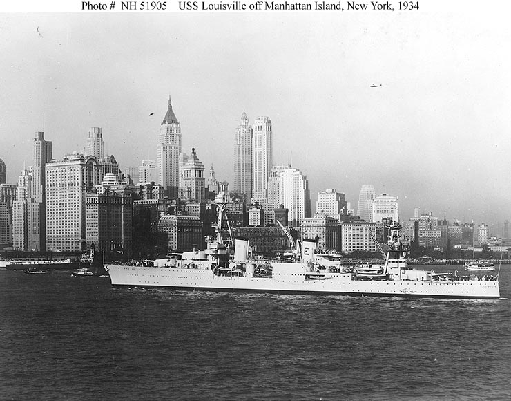 USN CROISEURS LEGERS CLASSE BROOKLYN 728877USS_Louisville