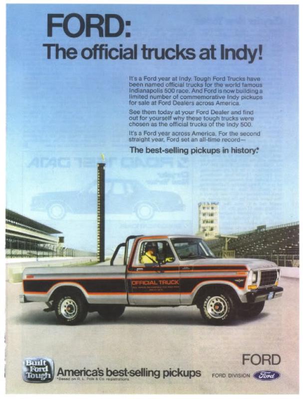 pick up indy 926481979FordOfficialPaceTruck