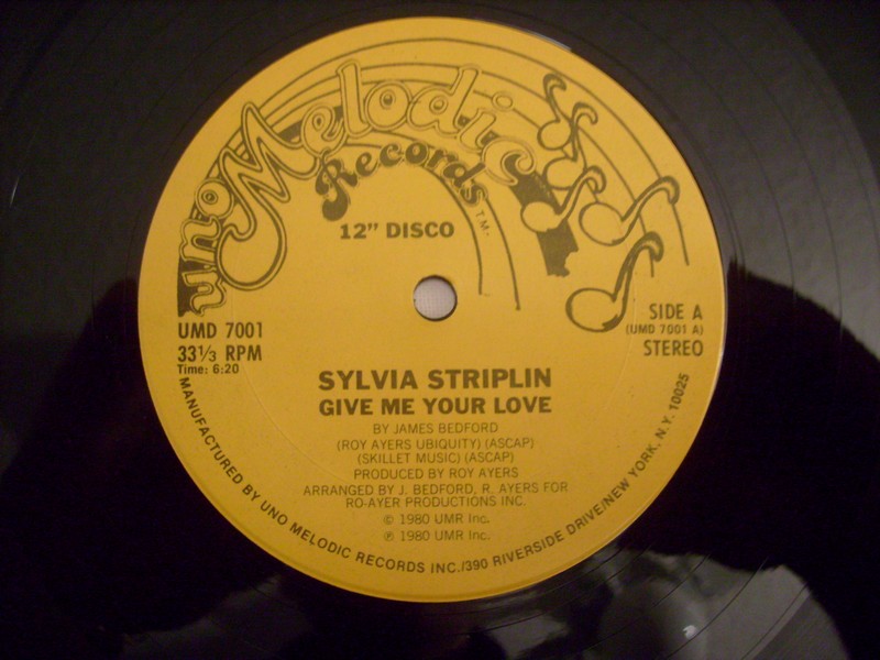 12'-SYLVIA STRIPLIN-GIVE ME YOUR LOVE-1980-UNO MELODIC REC 989011s1