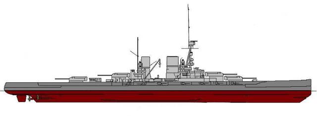 ROYAL NAVY CROISEUR DE DE BATAILLE HMS HOOD 125329Mackensen_line_color