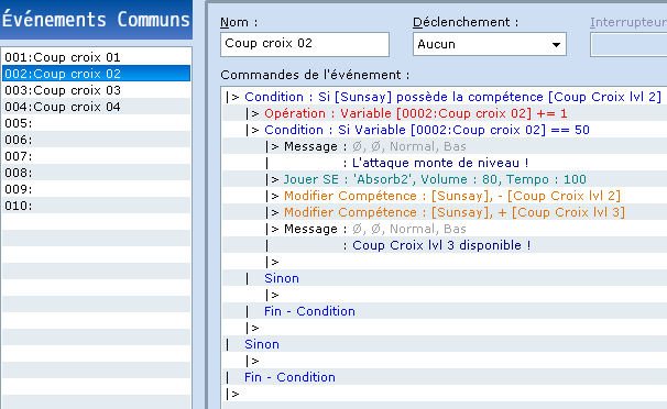 sorts - Évolution des compétences  100% évent °o° 167395tuto_02