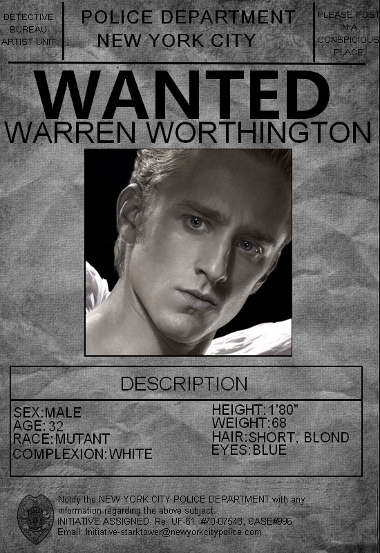 Warren Worthington III alias Archangel 226344WANTEDANGEL