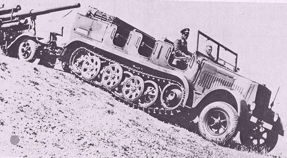 Sdkfz 7, tracteur semi-chenillé 38349