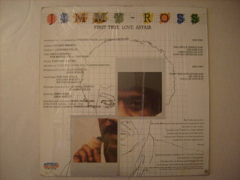 LP-JIMMY ROSS-FIRST TRUE LOVE AFFAIR-1981-FULL TIME REC 497931jr2