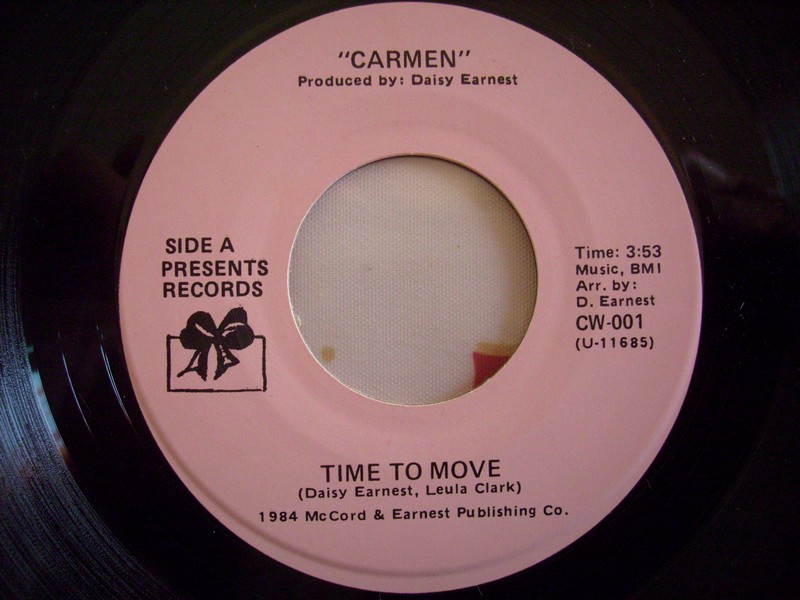 7'-CARMEN-TIME TO MOVE-1984-PRESENTS REC 576097carmen