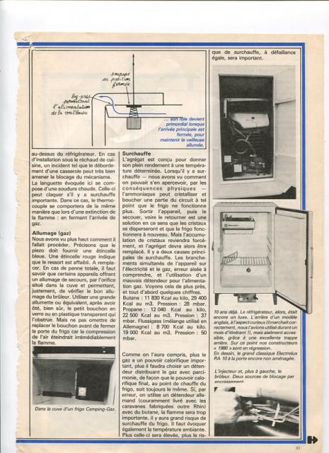 l'entretien et divers panne de frigo 6385614