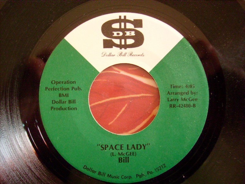 7'-BILL-SPACE LADY-198?-DOLLAR BILL REC 723556bil