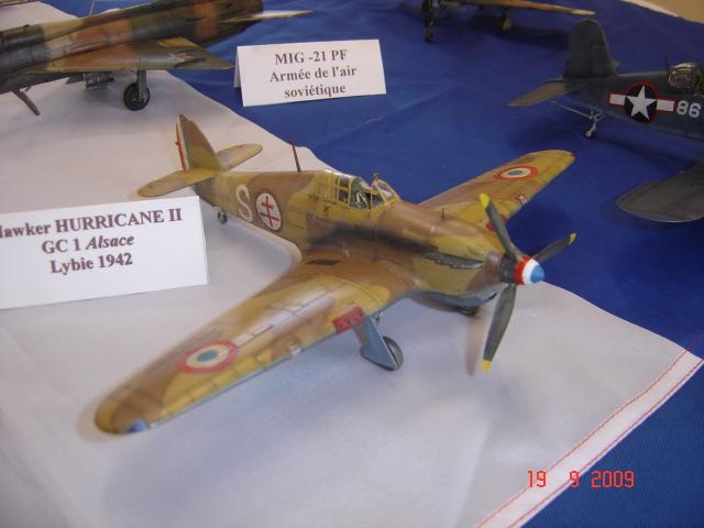 Hawker HURRICANE Alsace Hasegawa 1/48e 775612expo_Maquette_club_2009__26_