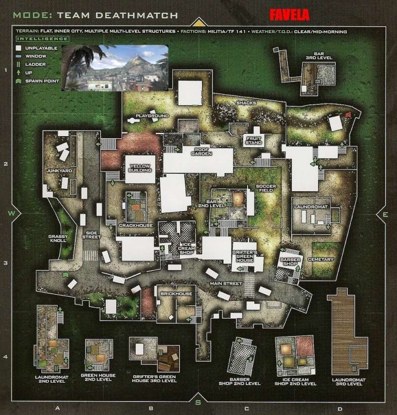 Vue aérienne des maps MW2 880696favela