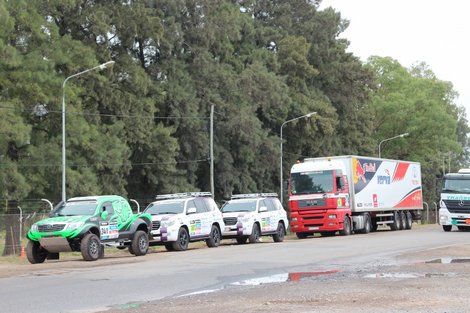 Los Dakar salieron del Puerto de Campana....FIESTA TOTAL.! Qdca