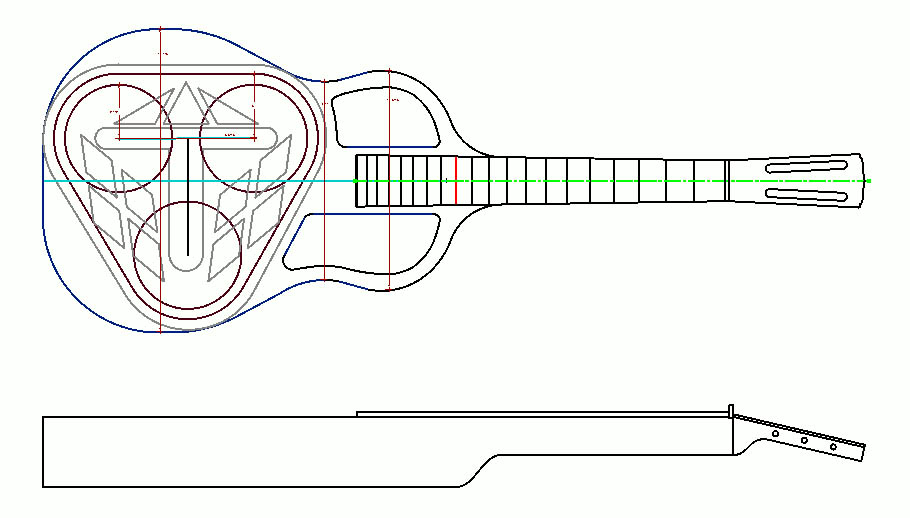 Tricone squareneck bois: Fini! - Page 2 Ebauche