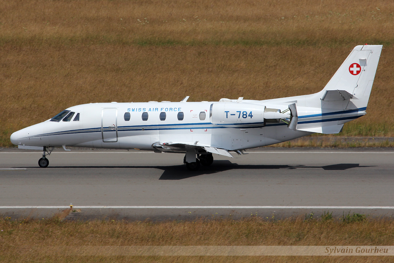 Cessna 560XL Citation Excel Switzerland Air Force T-784 le 05/07/13 : Lg4g