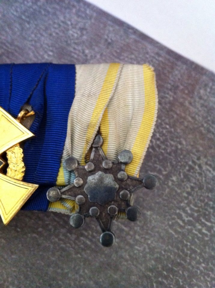 Barette de médaille allemande  14-18 avec campagne de chine 14356828