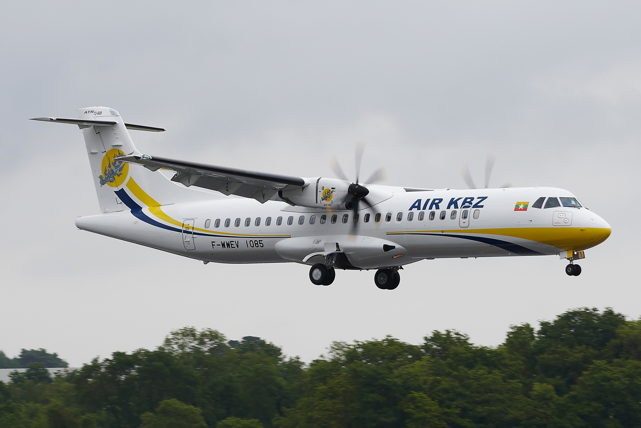 [20/05/2013] ATR72-600 (F-WWEV/msn1085) ATR Industries / Air KBZ Yx0e