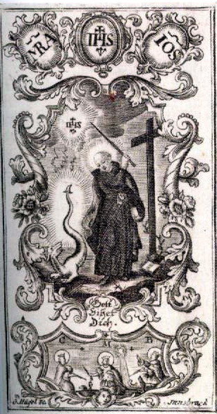 S.Ignacio de Loyola  / Muerte de San Francisco Javier, S. XVII (R.M. SXVII-O196) Signatius