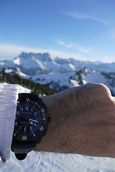 Plongée sous glace avec l' Aquascope JeanRichard PVD P1070479g