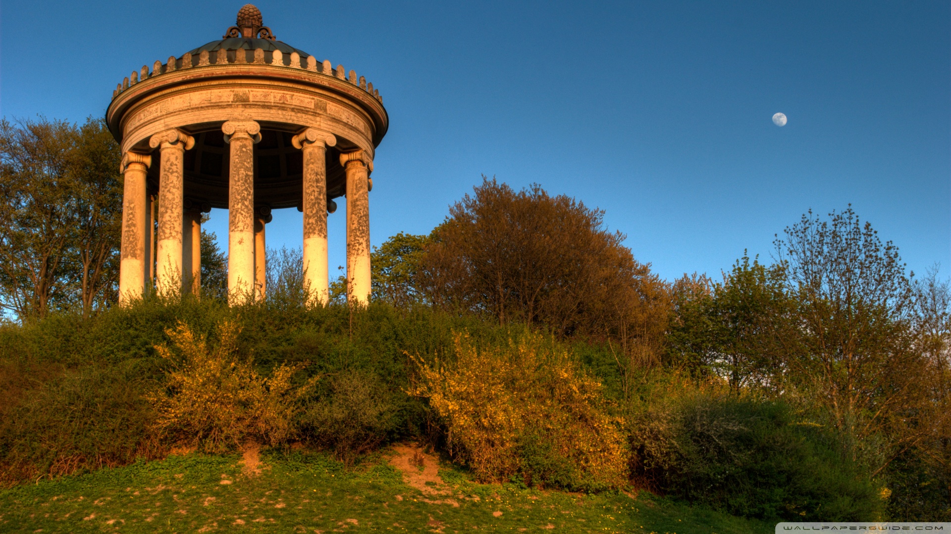 Germany Walppapers (Hình nền - Nước Đức) Englishgardenrotundamun