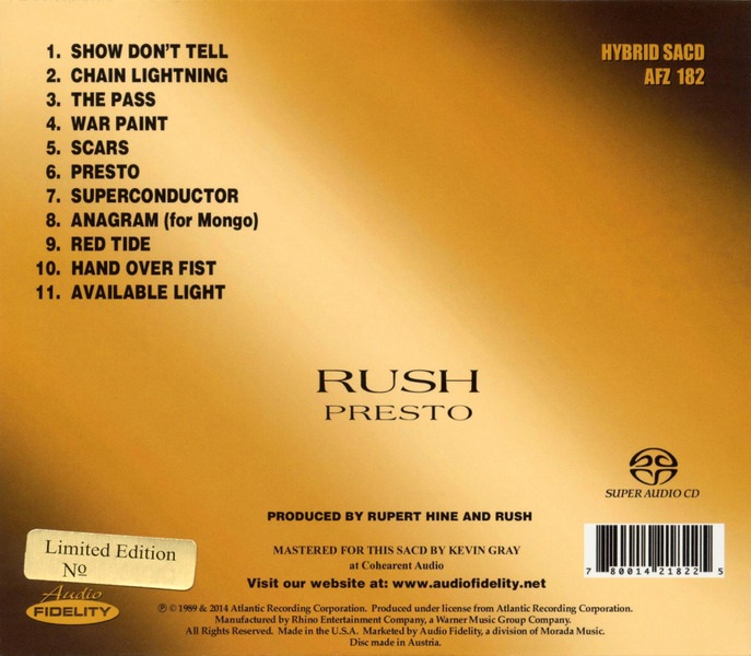 Rush - Presto (1989) (Hybrid SACD Remastered Limited Edition 2014)  ONgkzh