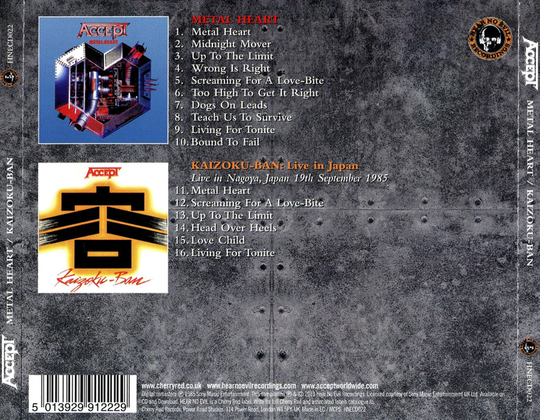 metal - Accept - Metal Heart + Kaizoku-Ban (1985) (Remastered 2013)  FAzsET