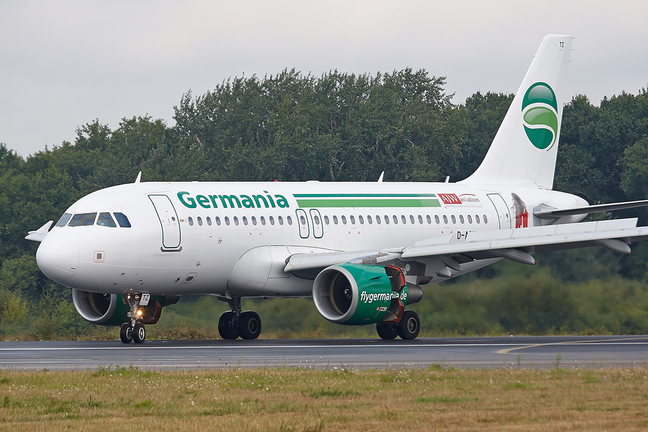 [13/08/2015] Airbus A319 (D-ASTZ) Germania "AJW Aviation" Sticker Aghtm0