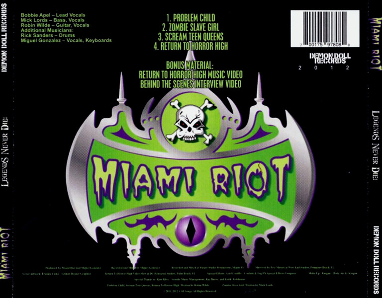 Miami Riot - Legends Never Die! (EP) (2012)  DQmSAU