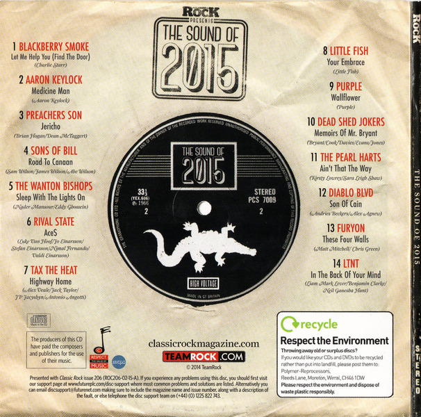 sound - V.A. - Classic Rock Magazine #206 The Sound Of 2015 (2015) Sw2eas