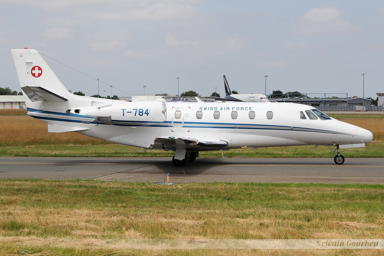 Cessna 560XL Citation Excel Switzerland Air Force T-784 le 05/07/13 : Am2g