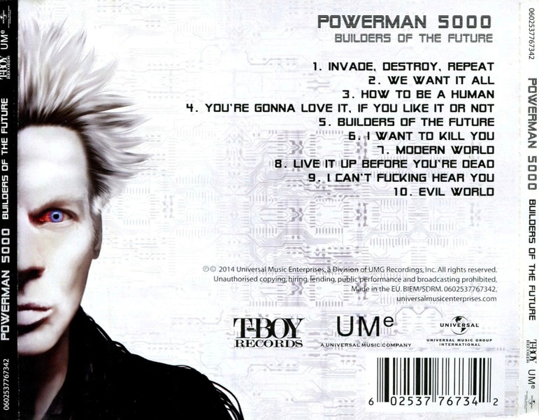 Powerman 5000 - Builders Of The Future (Deluxe Edition) (2014) 7110b4