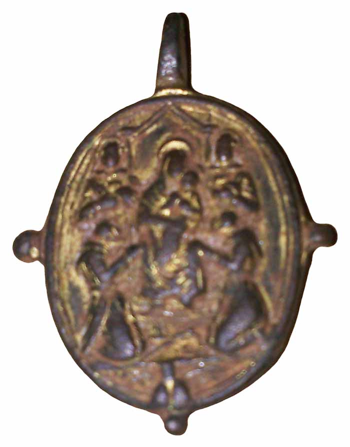 Medalla de Nª Sª dei Monti / S. Miguel Arcangel - s. XVII (R.M. Pe Monti 2) (AM) Faricleta2