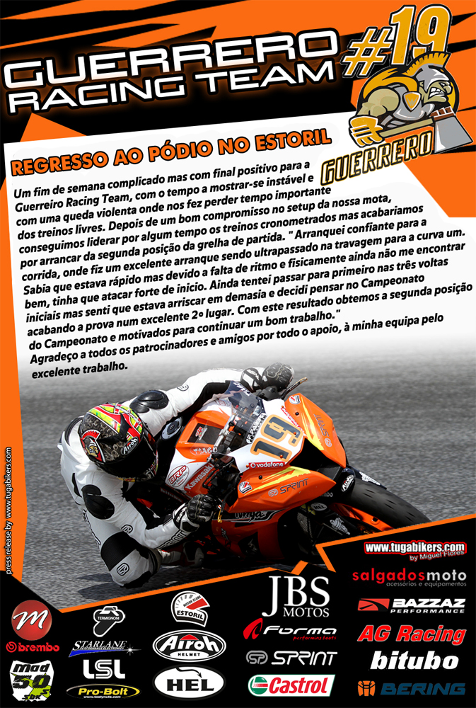 Press Release 2013| Campeonato Nacional de Velocidade - Estoril I  Pressreleaseestorili