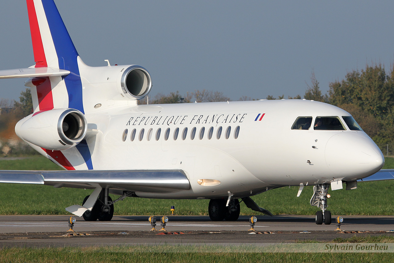 Dassault Falcon 7X République Française F-RAFB "Cotam 004" le 16.11.13 Ik3x