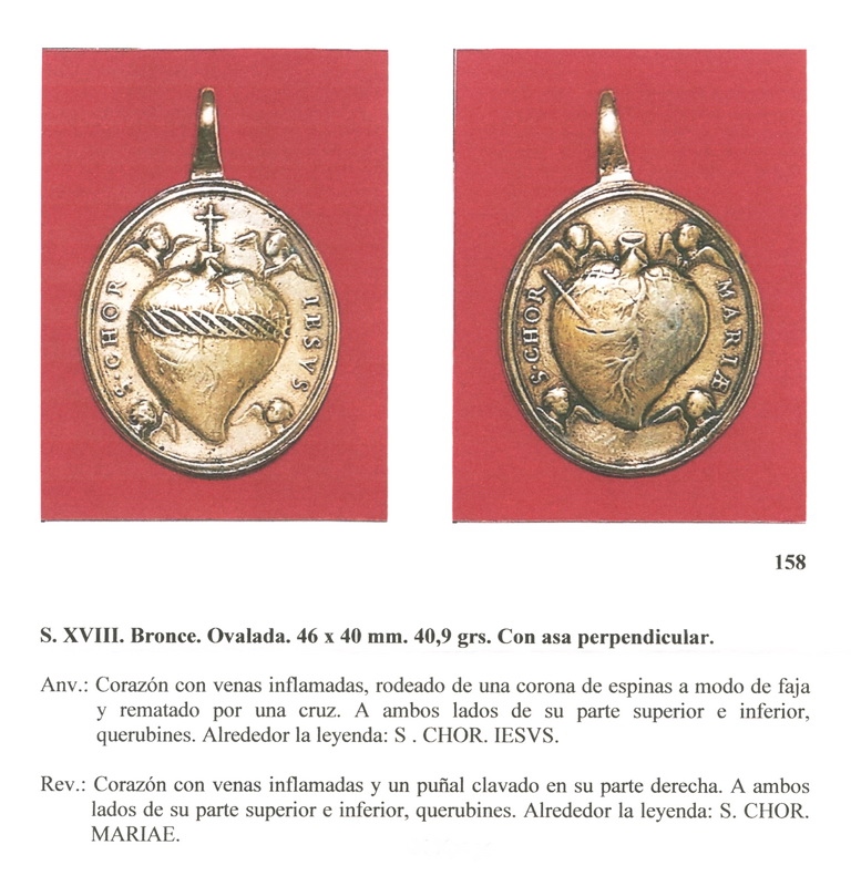 Sagrado Corazón de Jesús / Sagrado Corazón de María. S. XVIII (FSV158) Fsvnm158
