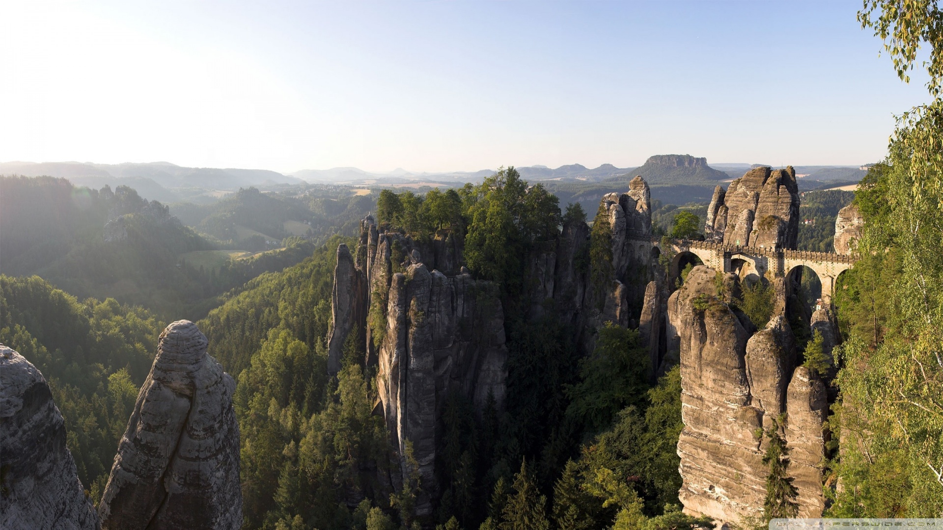 Germany Walppapers (Hình nền - Nước Đức) Basteibridgesaxonswitze