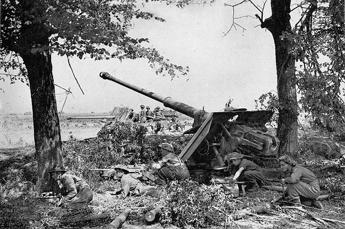 Goodwood, 19 juillet 1944 -  la "Guards" à Cagny- Terminé Pak88